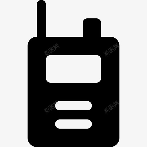 walkietalkie通信无线电图标svg_新图网 https://ixintu.com walkietalkie 发射机 无线 无线电 电话固态图标 通信