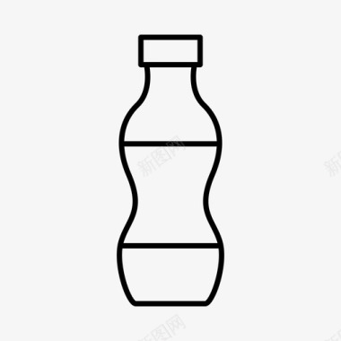 瓶装水健身健康图标图标