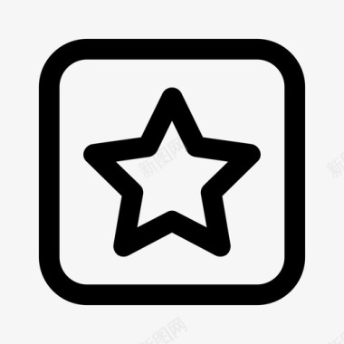 星级收藏夹界面图标图标