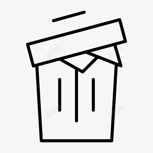 装满的垃圾桶垃圾图标svg_新图网 https://ixintu.com 垃圾 装满的垃圾桶