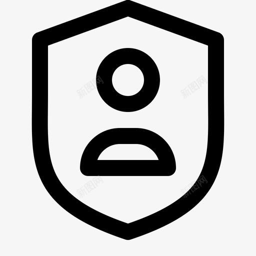 用户保护保护隐私图标svg_新图网 https://ixintu.com 保护 用户保护 隐私