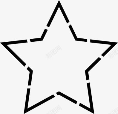 星星明亮奖章图标图标