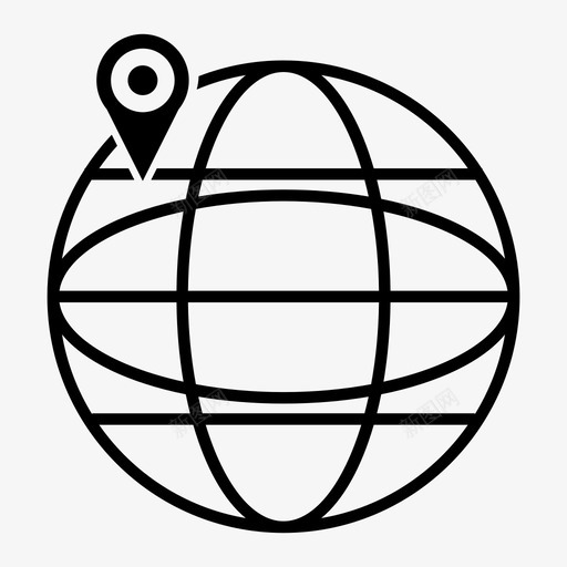 世界地球国际图标svg_新图网 https://ixintu.com 世界 全球 国际 地图 地球 路线