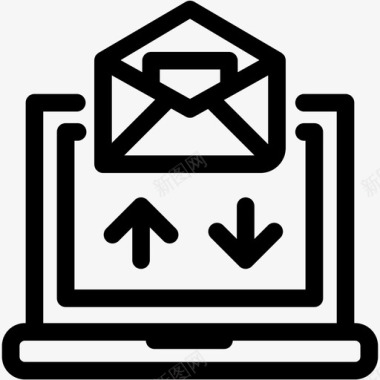 订阅电子邮件传入图标图标
