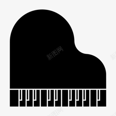 钢琴复音键盘图标图标