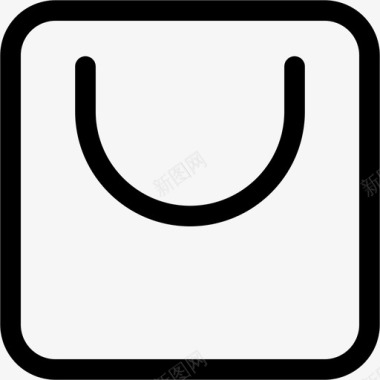 购物袋商场采购图标图标