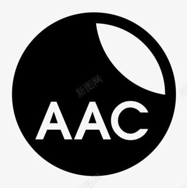 aac文件扩展名svg图标图标