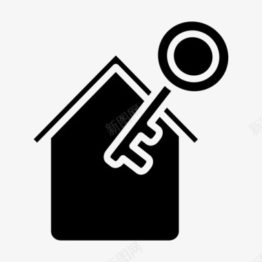 开放移交入住图标图标
