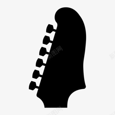 挡泥板星形铸造机吉他吉他主轴箱图标图标