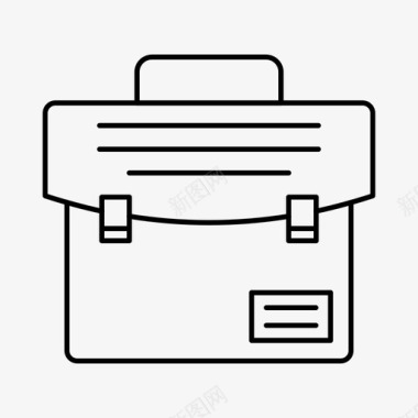 公文包电子商务书包图标图标