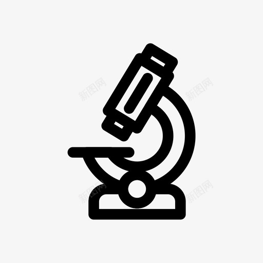 显微镜实验室留言图标svg_新图网 https://ixintu.com 实验室 显微镜 留言