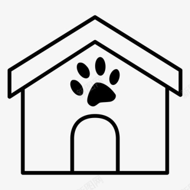 狗屋动物宠物图标图标