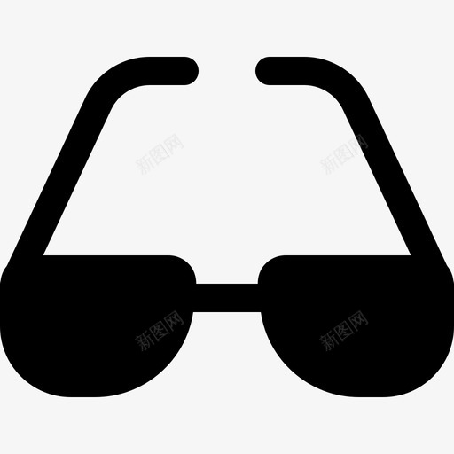 太阳镜眼镜偏光镜图标svg_新图网 https://ixintu.com 偏光镜 固体图标 墨镜 太阳镜 眼镜 衣服