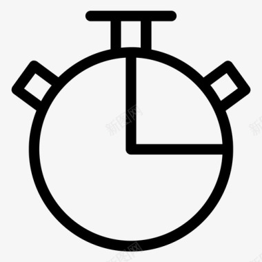 秒表计时器控制工具图标图标