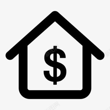 家房子价格图标图标
