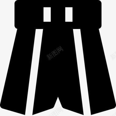 拳击裤运动服服装图标图标