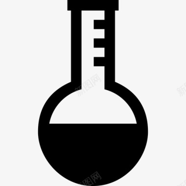 佛罗伦萨烧瓶容量瓶实验室设备图标图标