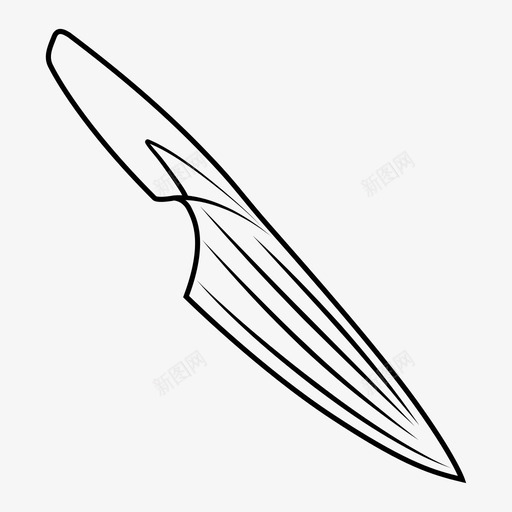定型刀刀武器图标svg_新图网 https://ixintu.com 刀 定型刀 武器