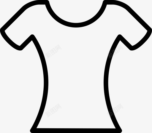 衬衫服装衣服图标svg_新图网 https://ixintu.com 女 女士 服装 衣服 衣服薄 衬衫
