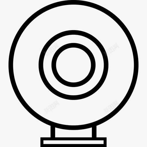 采购产品网络摄像机照相机计算机图标svg_新图网 https://ixintu.com 技术 照相机 计算机 设备 轮廓计算机 采购产品网络摄像机 镜头