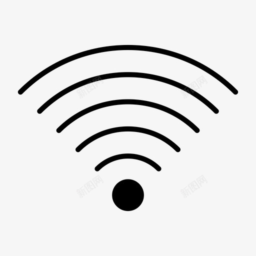 wifiwifi连接wifi互联网图标svg_新图网 https://ixintu.com wifi wifi互联网 wifi信号 wifi符号 wifi连接