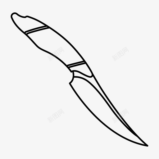 定型刀刀武器图标svg_新图网 https://ixintu.com 刀 定型刀 武器