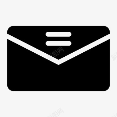 邮件信封移动标志符号图标图标