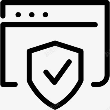 浏览器保护保护安全图标图标