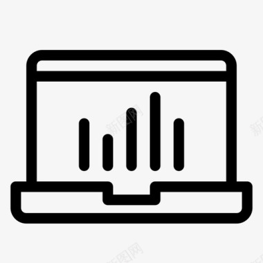 笔记本电脑显示器屏幕图标图标