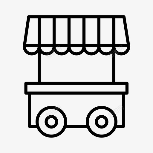 供应商美国食品车图标svg_新图网 https://ixintu.com 供应商 市场 纽约 美国 街头小贩 食品车