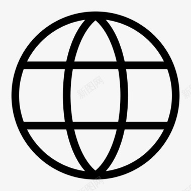 世界网格计算地球网格图标图标
