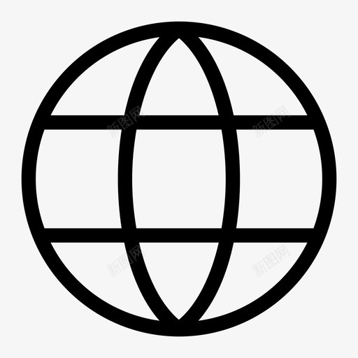 世界网格计算地球网格图标svg_新图网 https://ixintu.com 世界网格 地球 地球网格 地理 计算