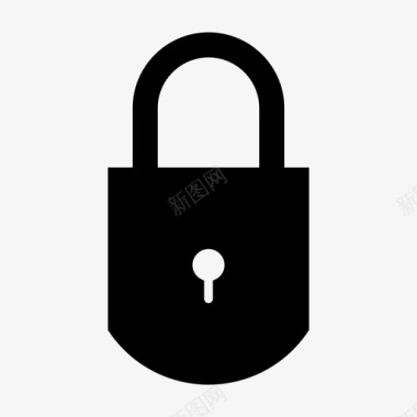 挂锁隐私私人图标图标