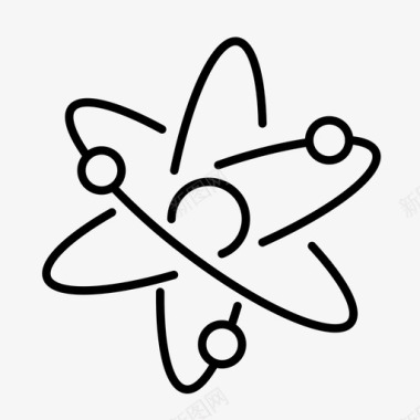 轨道原子行星图标图标