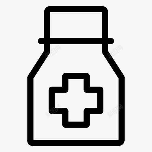 药瓶药品疫苗图标svg_新图网 https://ixintu.com 保健品 疫苗 药品 药瓶