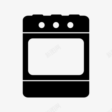 烤箱电器烹饪图标图标