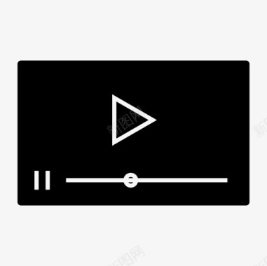 视频播放器娱乐图标图标