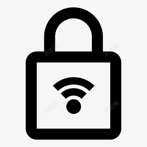 智能锁门锁安全图标svg_新图网 https://ixintu.com 安全 智能家居 智能锁 有用的图标智能设备 门锁