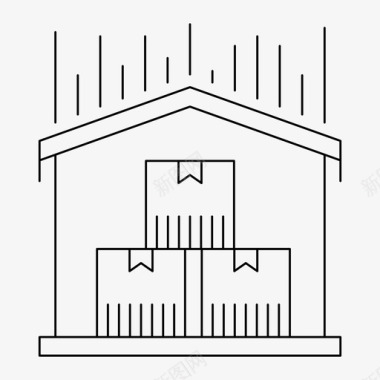 配送物流仓储图标图标