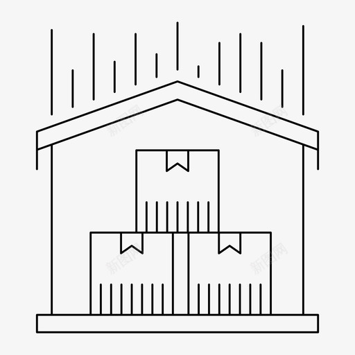 配送物流仓储图标svg_新图网 https://ixintu.com 仓储 物流 物流配送服务 配送