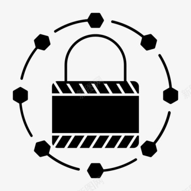 锁业务挂锁图标图标