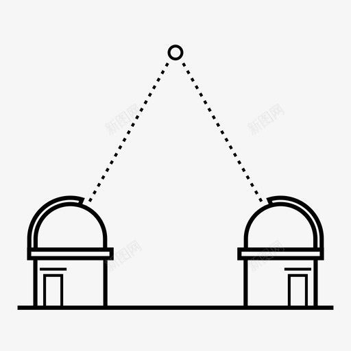 太空观测天文发现图标svg_新图网 https://ixintu.com 发现 天文 太空 太空观测 宇宙飞船科学 望远镜