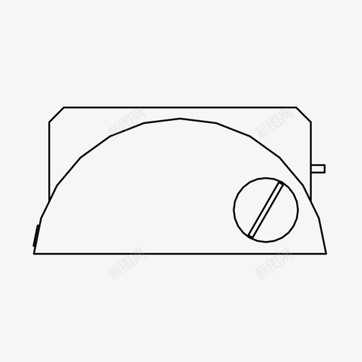 烤面包机家用电器面包烤面包机图标svg_新图网 https://ixintu.com 家用电器 小家电 早餐 烤面包机 面包烤面包机