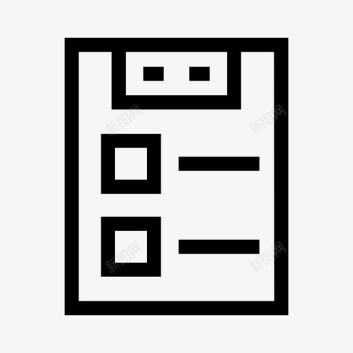 剪贴板列表报告图标svg_新图网 https://ixintu.com 列表 剪贴板 报告