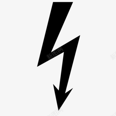 电子标志电气标志电力图标图标