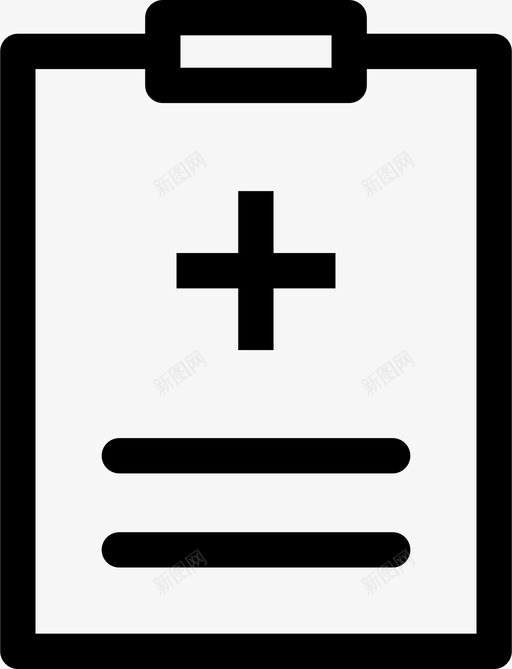 医疗报告笔记记录图标svg_新图网 https://ixintu.com 医疗报告 笔记 记录