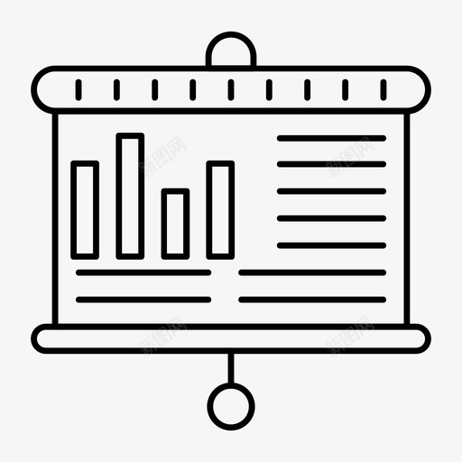 董事会业务图表图标svg_新图网 https://ixintu.com 业务 业务和办公线图标 图表 演示 董事会