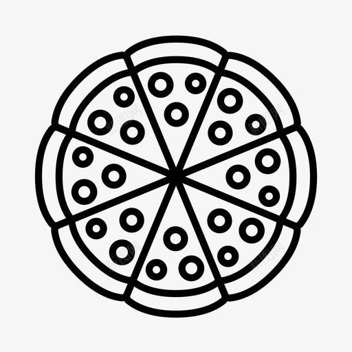 披萨快餐外卖图标svg_新图网 https://ixintu.com 外卖 快餐 披萨