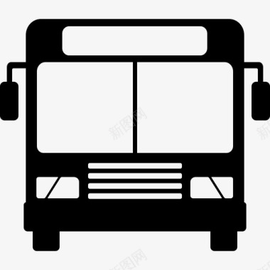 公共汽车公共交通运输图标图标