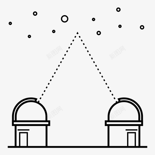 太空观测天文发现图标svg_新图网 https://ixintu.com 发现 天文 太空 太空观测 宇宙飞船科学 望远镜